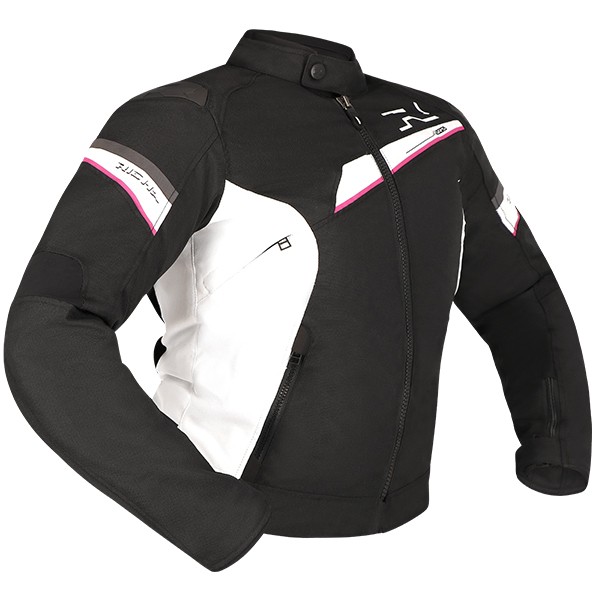 Richa Richa Gotham 3 WP Jacket Ladies B/W/Fuch